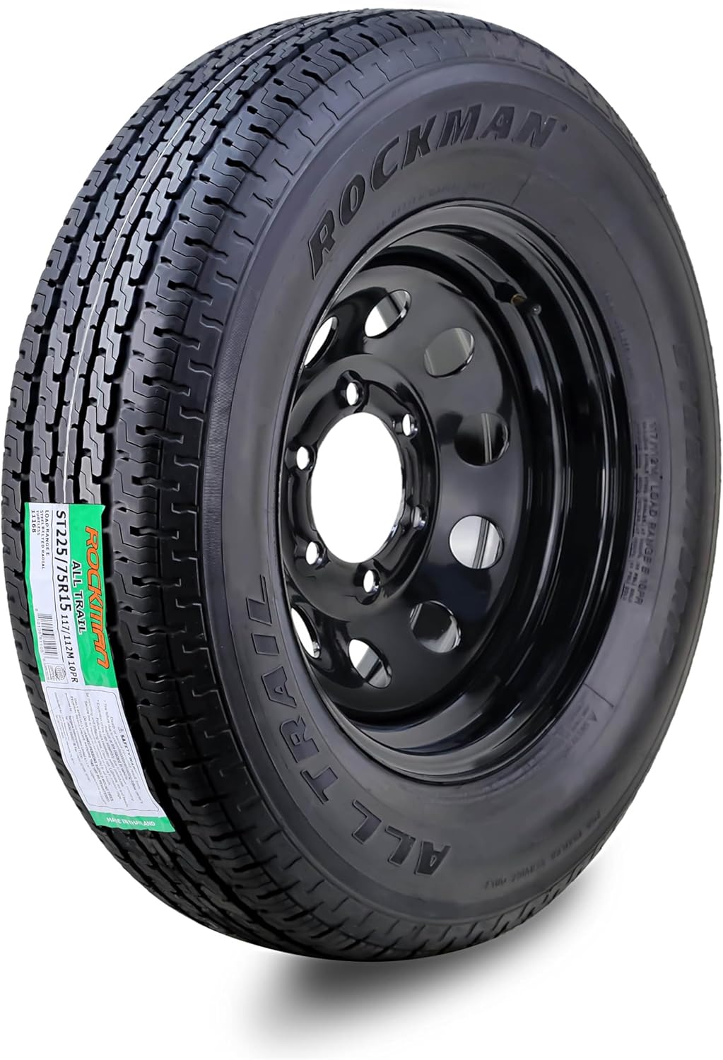 ROCKMAN Trailer Tire Wheel Assembly for Reliable Performance