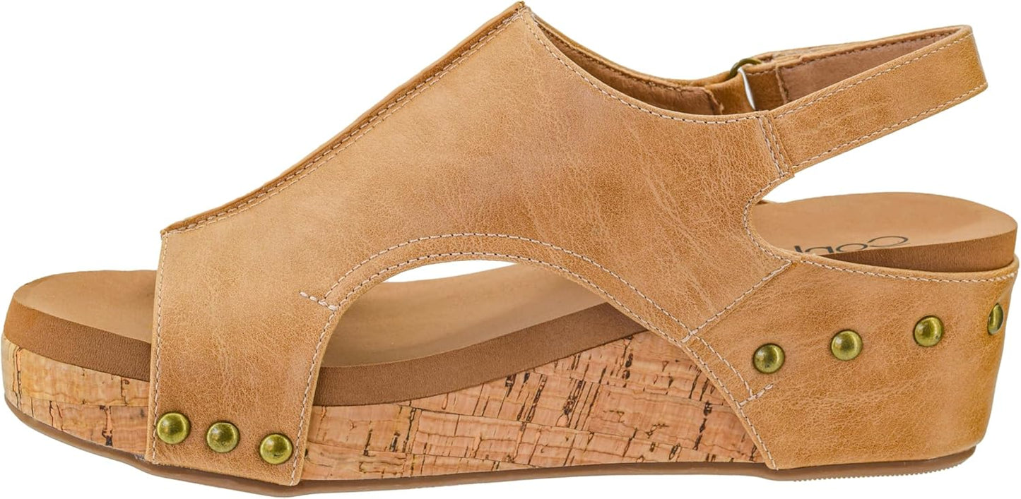 Corkys Footwear Volta Wedge Sandals for All-Year Comfort