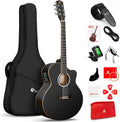 Vangoa 3/4 Acoustic Electric Guitar Kit for Beginners - Compact