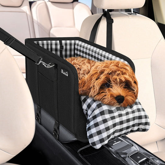 Portable Dog Car Seat - Safe Support Up to 11lbs!