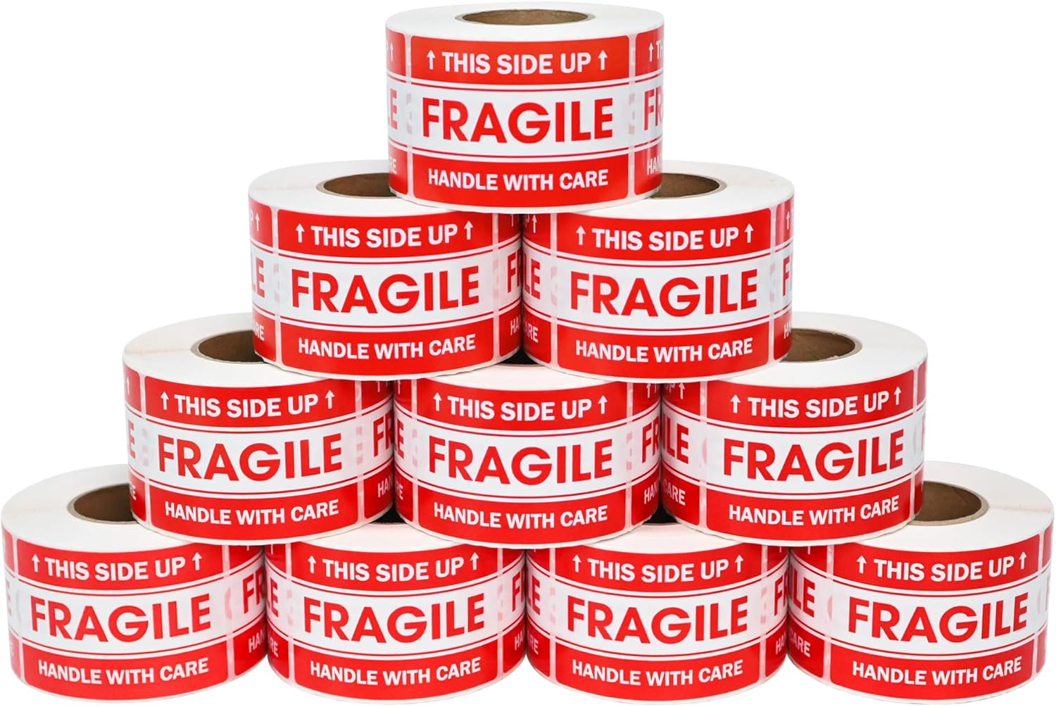Fragile Stickers 2x3 Inch Labels for Shipping and Moving