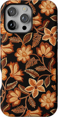 Casely iPhone 16 Pro Case Maple Flowers - Bold Protective Design