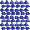 Metal Cowbells 48 Pack Dark Blue - Loud Hand Percussion for Cheering