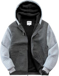 Men's Fleece Heavyweight Full Zip Hoodie Sweatshirt Jacket - Warm This