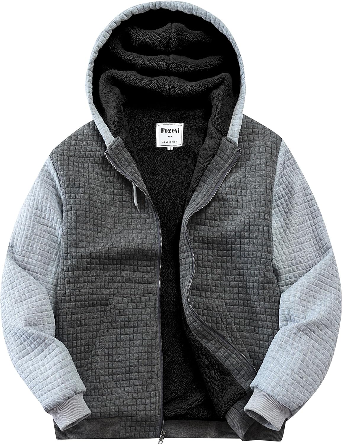 Men's Fleece Heavyweight Full Zip Hoodie for Comfort and Style