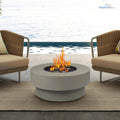 Propane Outdoor Fire Pit Table 32.5in Round - Modern Flint Design
