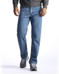 Lee Men's Regular Fit Straight Leg Jean Dark Stone 35W x 30L classic