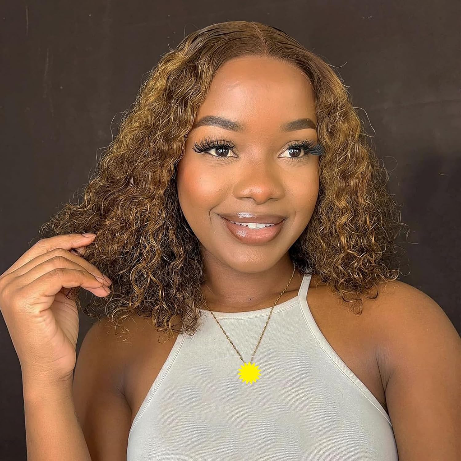 Wear and Go Glueless Wigs Human Hair 4/27 Honey Blonde Bob
