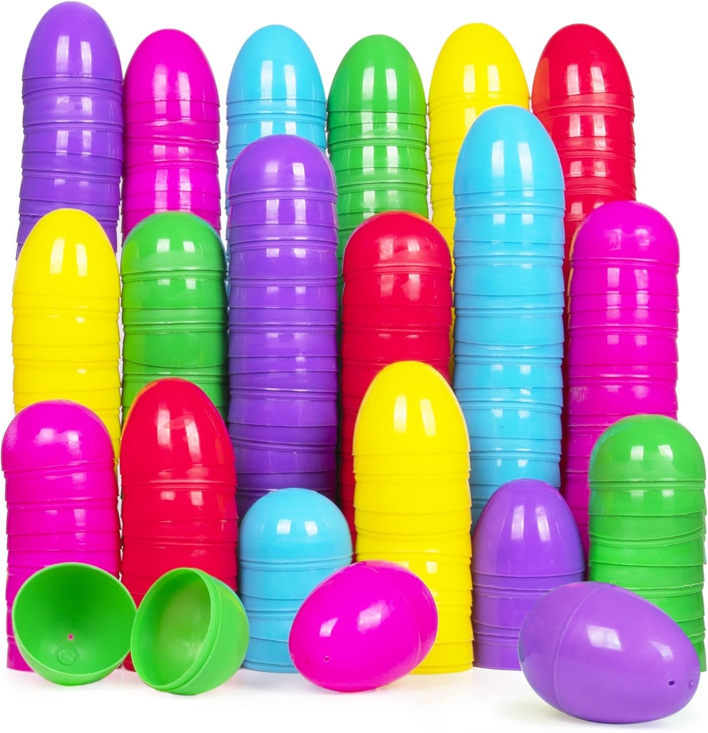 Giraffe 2100Pk Plastic Easter Eggs for Fun Egg Hunts & Decor