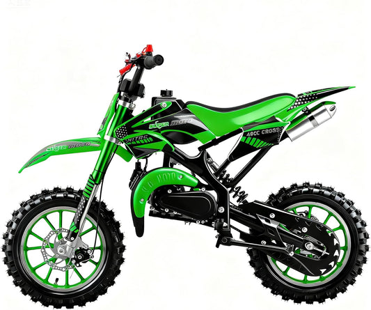 50cc Kids Dirt Bike for Ages 5-17 with Safety Features
