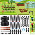 240FT Drip Irrigation System with 1/2 in Hose - Water-Saving Kit