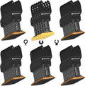 50PCS Curved-Edge Oscillating Tool Blades for Metal and Wood