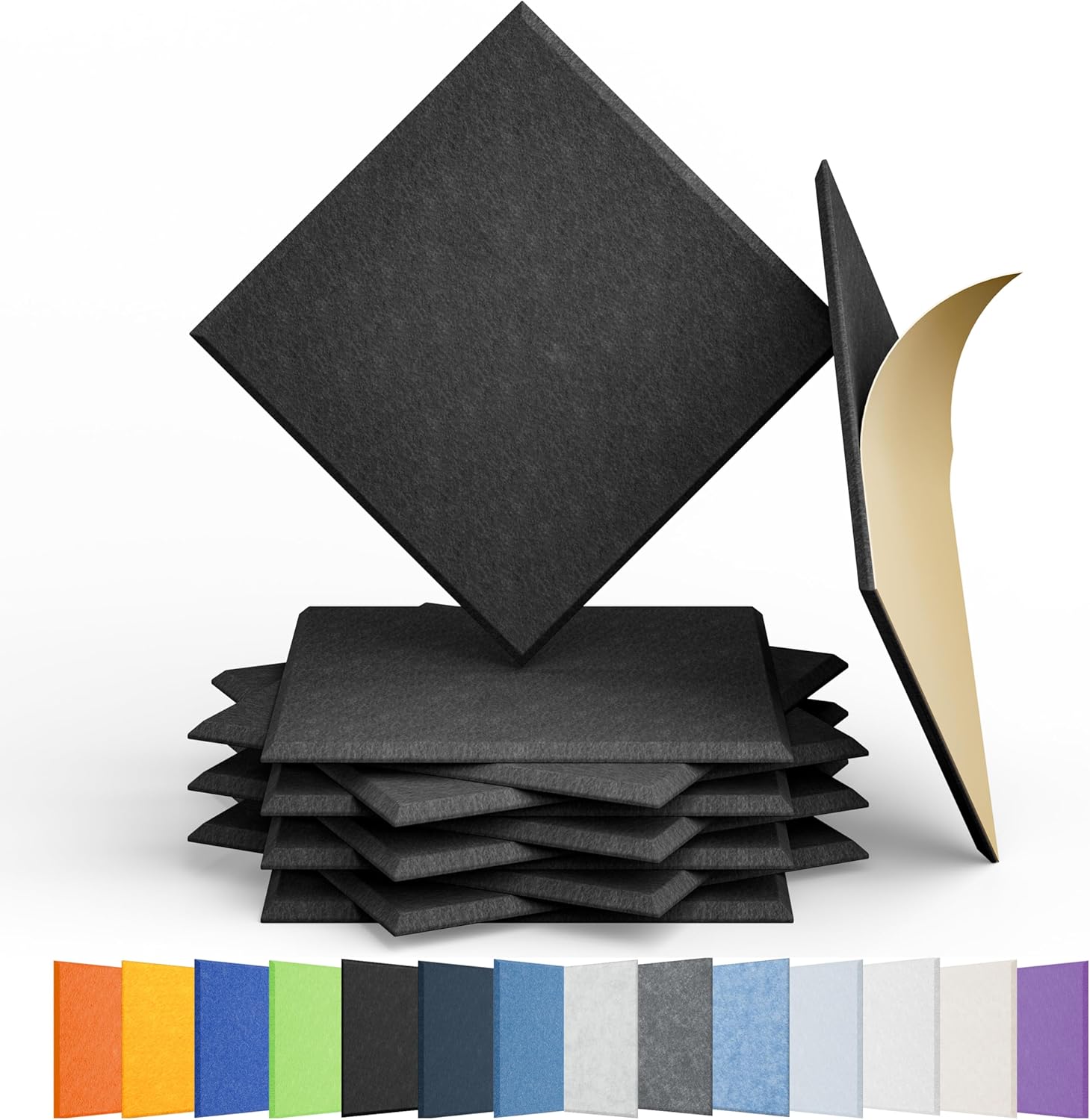 12 Pack Acoustic Panels for Effective Sound Proofing Solutions