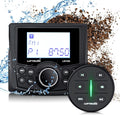 Luftmusic Marine Media Receiver - Weatherproof Stereo with Bluetooth & LCD Display