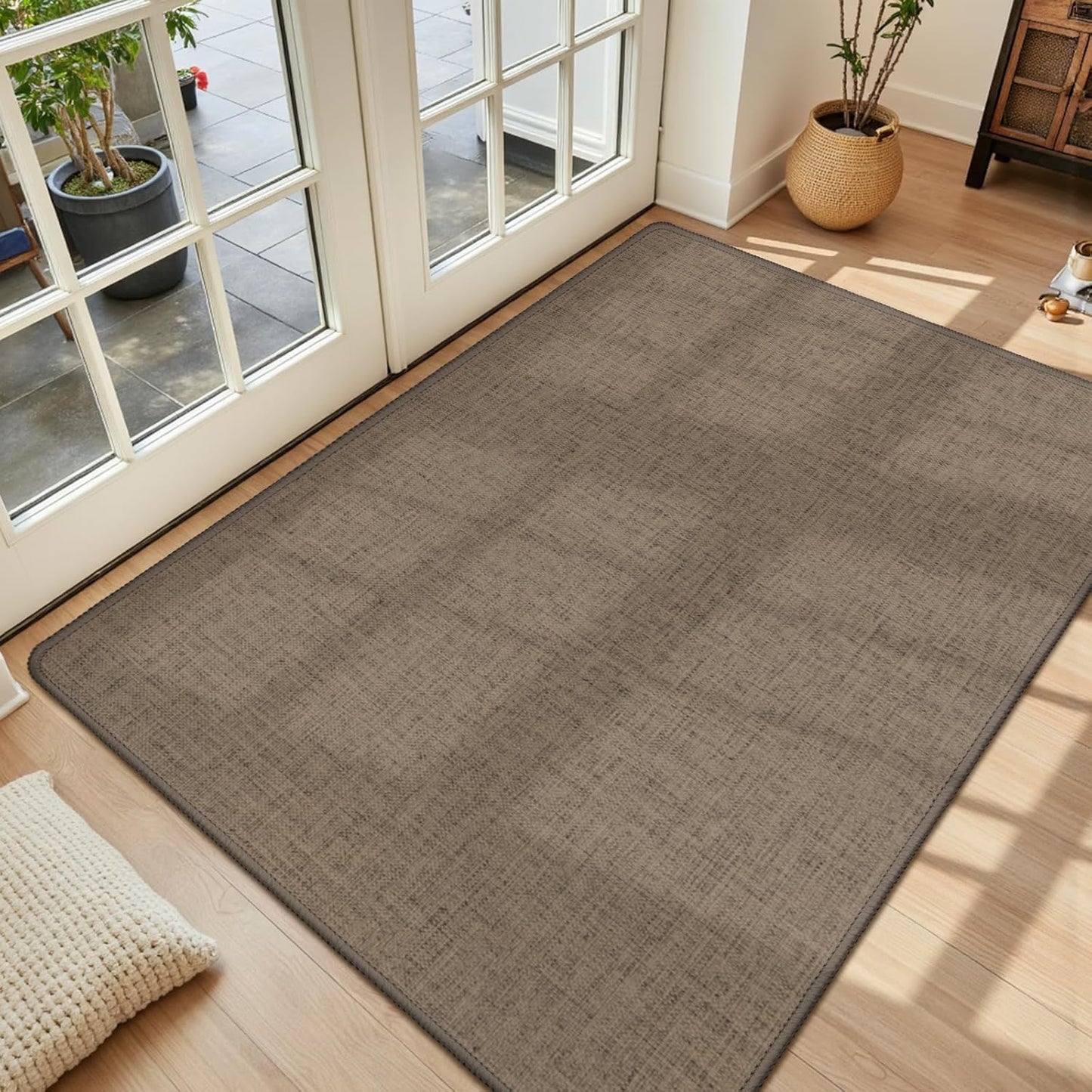 LEKEEPGO Ultra Thin Indoor Door Mat 36x59 for Entryway Use