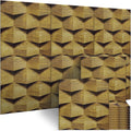 BUBOS Large Acoustic Panels 6-Pack - Wood-Pattern Soundproofing