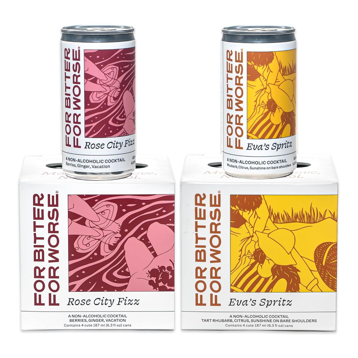 Bold Botanical Spritz: Non-Alcoholic Mocktail Variety Pack