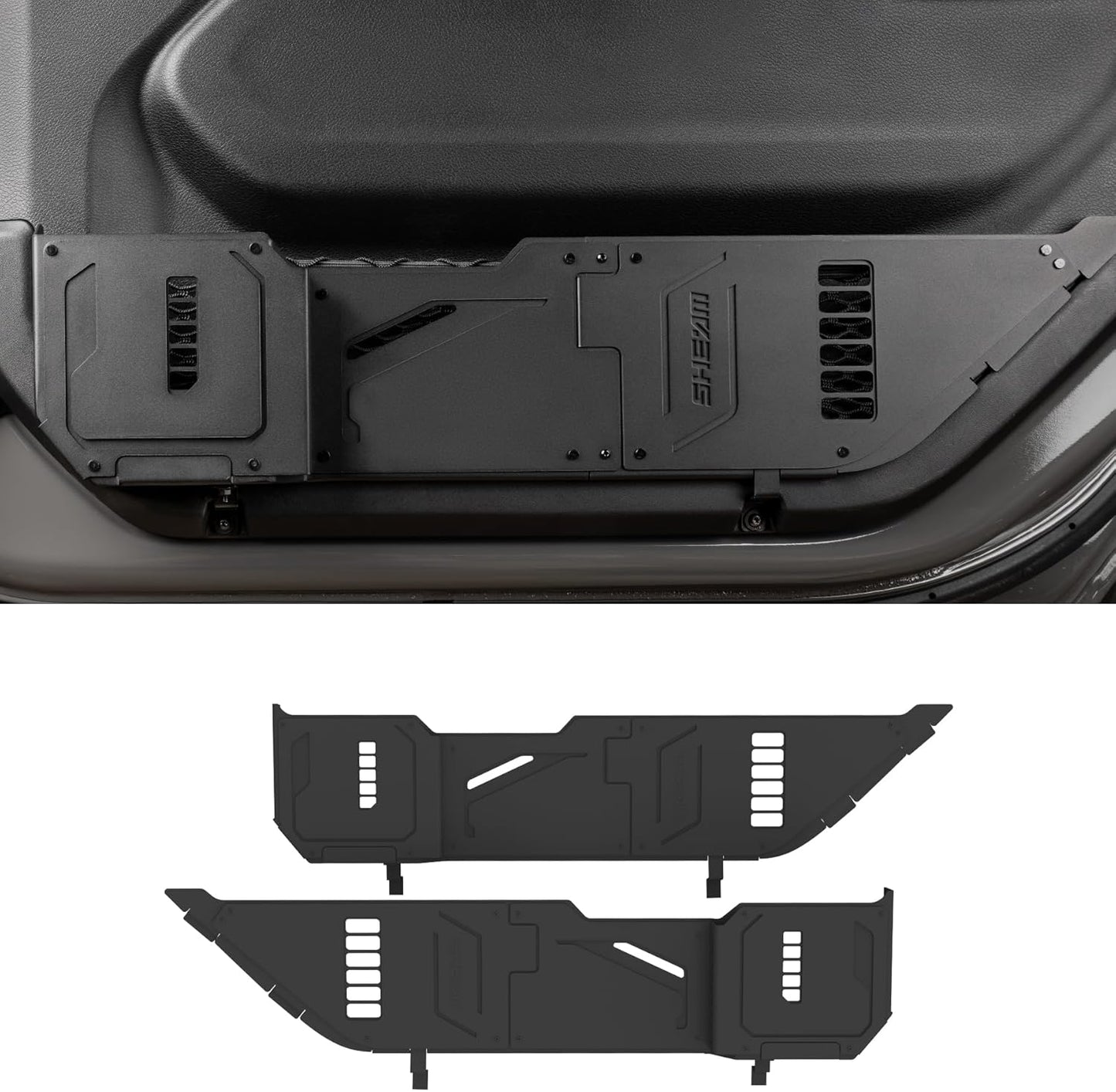 Metal Front Door Pocket Storage Box for Jeep Wrangler JL