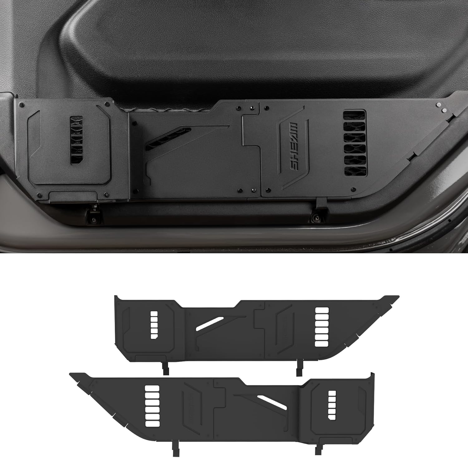 Metal Front Door Pocket Storage Box for Jeep Wrangler JL