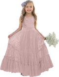 Boho Lace Flower Girl Dress for Toddler Special Events and Occasions