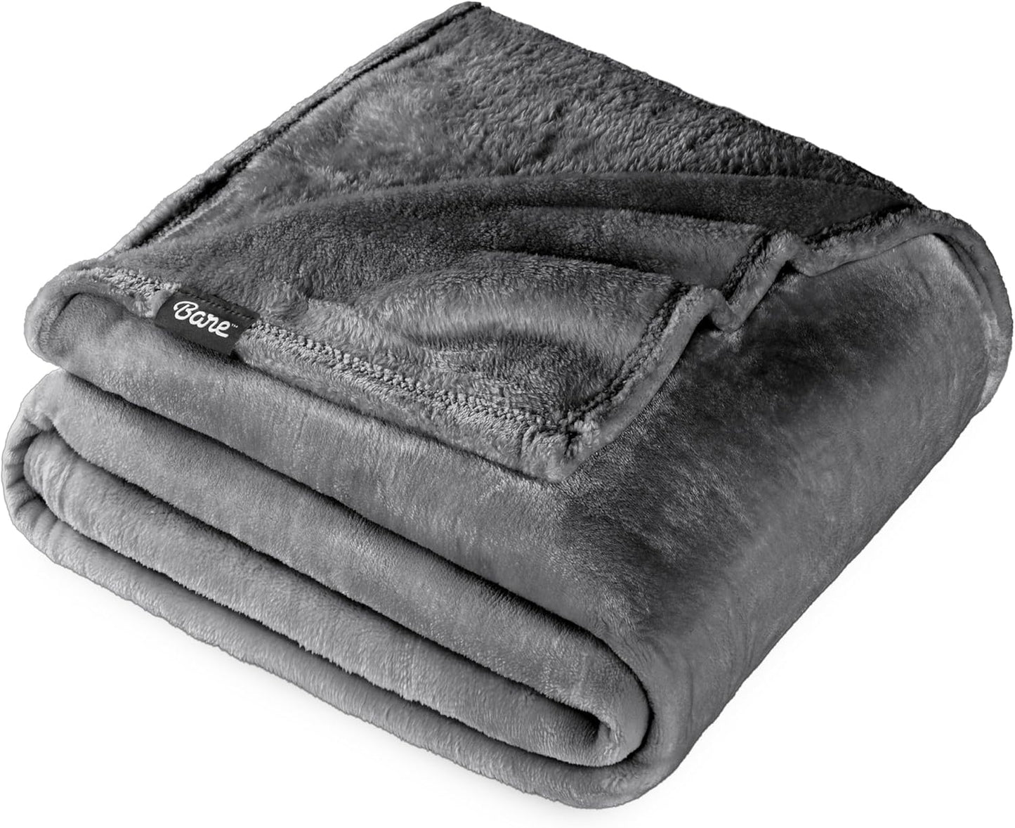 Bare Home Microplush Fleece Blanket - King Size Cozy Warmth