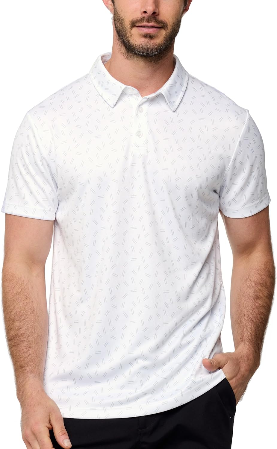 INTO THE AM Performance Dri Fit Polo Shirts for Men S-4XL