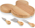 Mickey Mouse Head Cheese Board and Knife Set - Disney Charcuterie