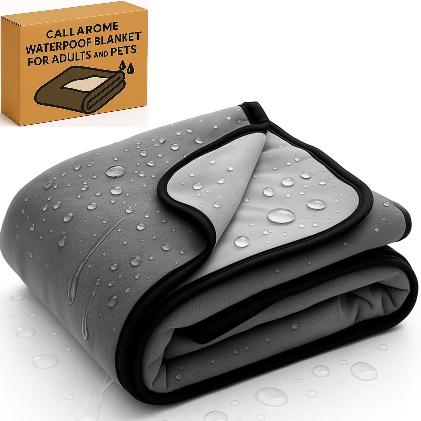 Waterproof Blanket for Bed - Cozy Splash Protector for Pets