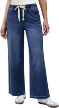 Luvamia High Waist Wide Leg Jeans for Women with Functional Pockets