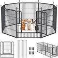 Musen Dog Playpen Outdoor - 8 Panels 32in Height Dog Fence