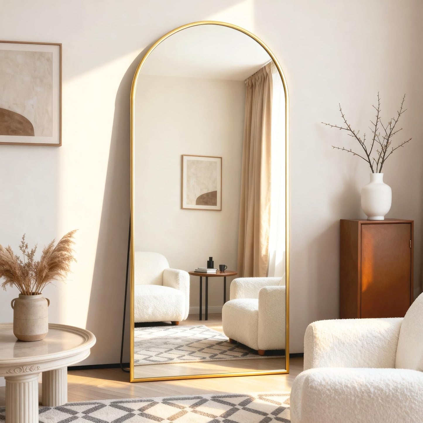 BEAUTYPEAK 64inx21in Full Length Mirror for Bedroom and Living Room