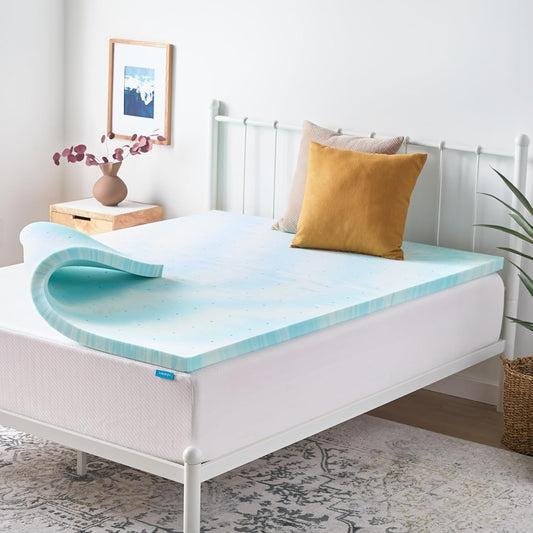 Linenspa 2 Inch Gel Swirl Memory Foam Mattress Topper Review