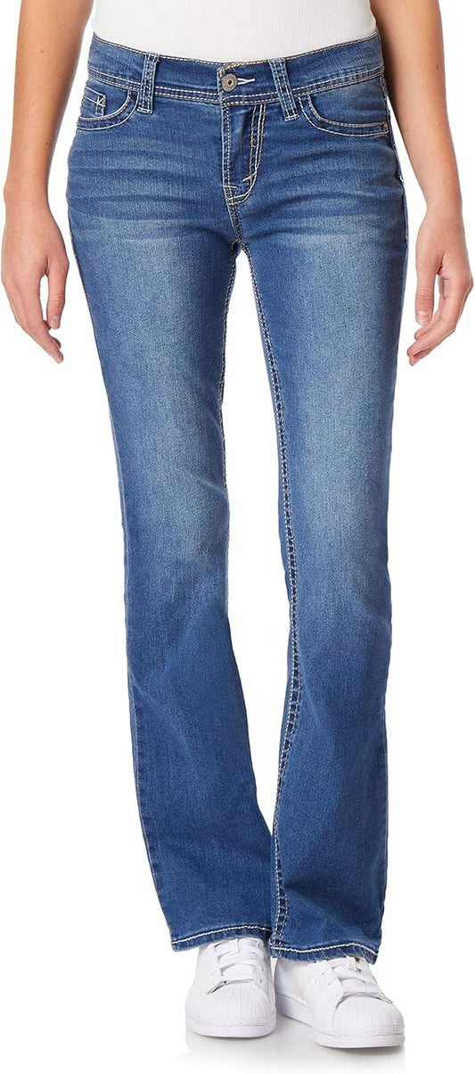 WallFlower Women's Legendary Bootcut Mid-Rise Jeans for Juniors
