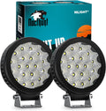 Nilight 4 in LED Light Pods 19LED Flood Beam - Slim Driving