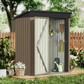 5 x 3 FT Metal Storage Shed - Compact Outdoor Tool Storage
