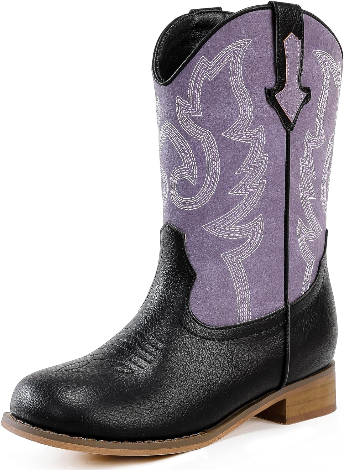 Girls Cowgirl Boots Unisex-Child Mid Calf Glitter Toddler Shoes