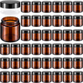 4 oz Glass Jars with Lids - Leakproof Airtight Cosmetic Containers