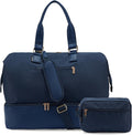 Large Travel Duffel Bag with Shoe Compartment for Women