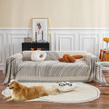 Stylish Striped Sofa Cover for Dogs - Non Slip 3 Cushion Protector