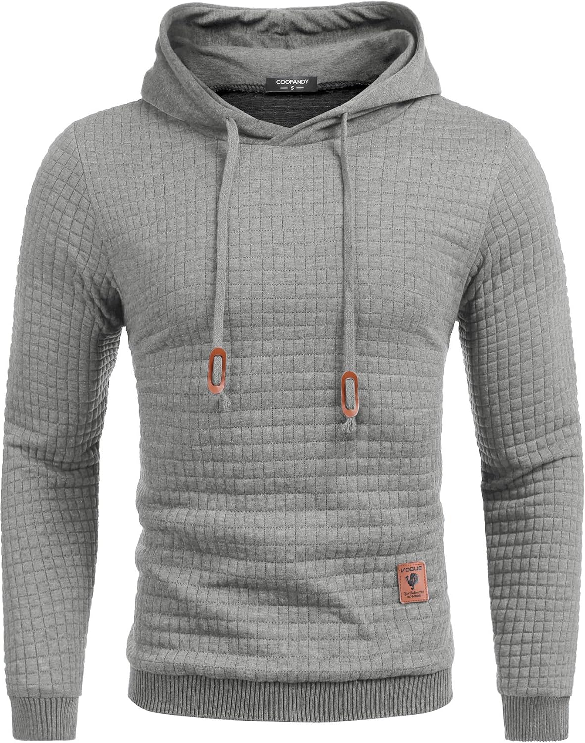 COOFANDY Mens Hooded Sweatshirt for Casual Comfort and Style