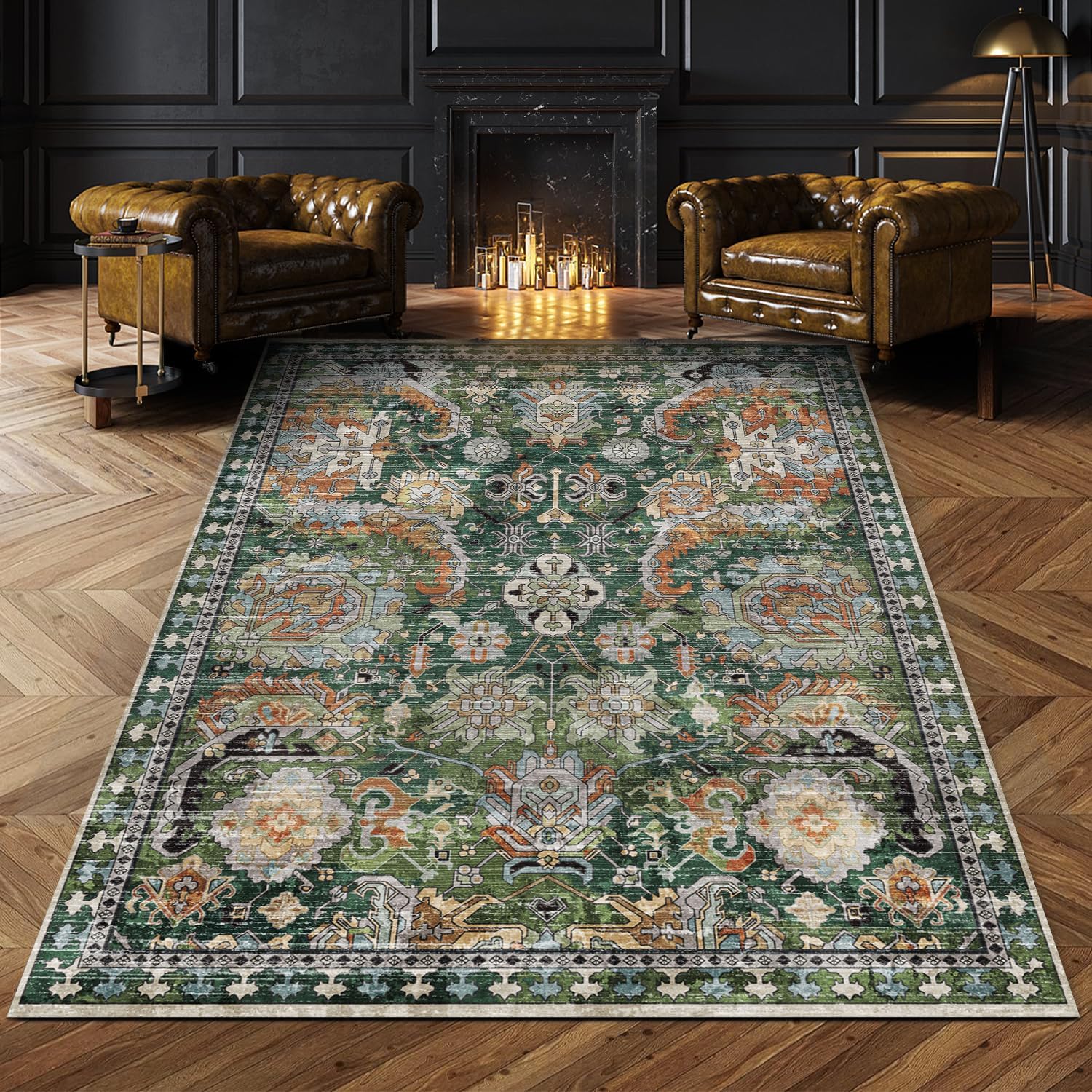Stain-Resistant Tribal Rug - Pet & Child Friendly - RUGSURE