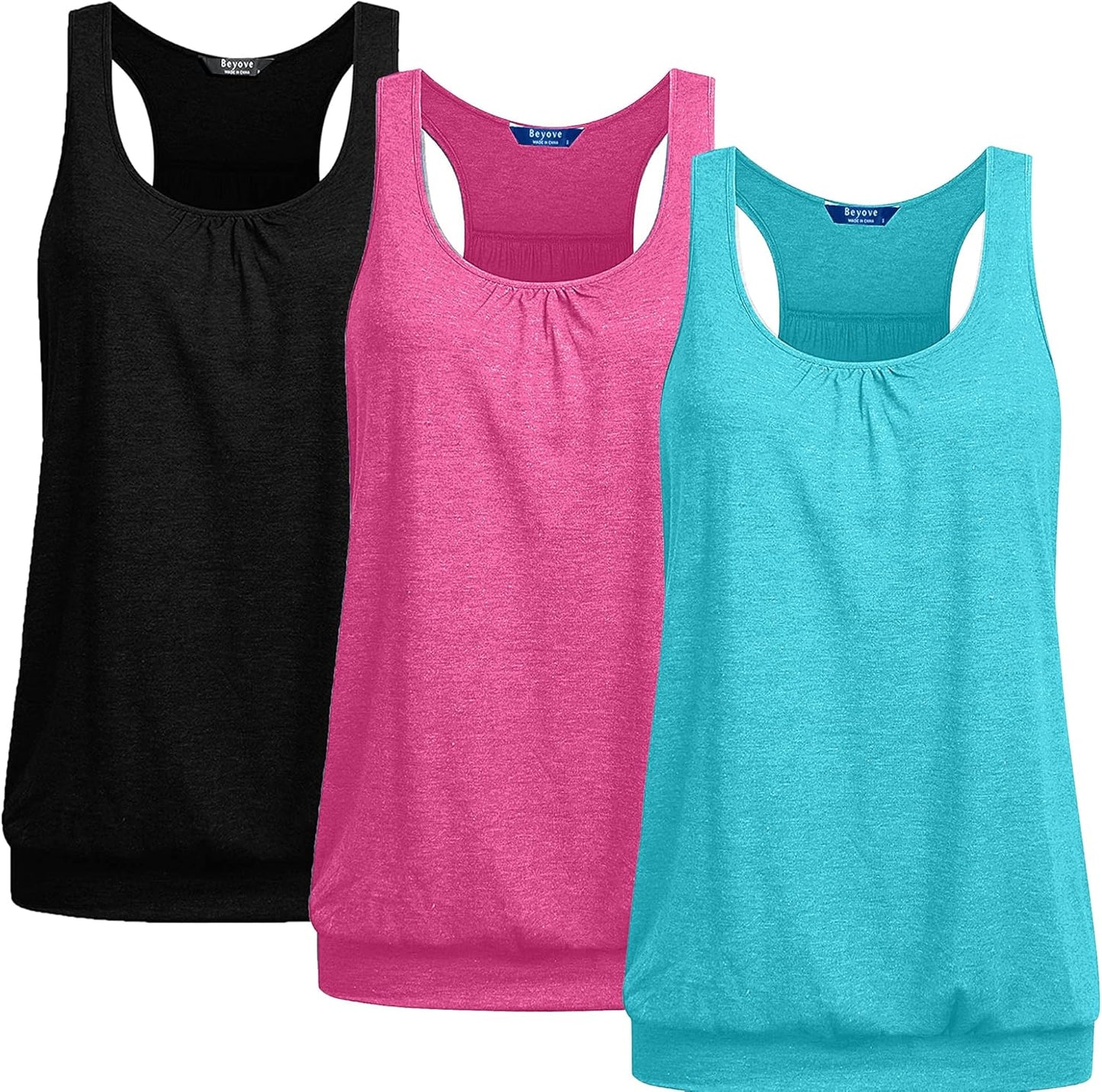 Beyove Racerback Tank Tops for Women - Perfect for Yoga and Fitness