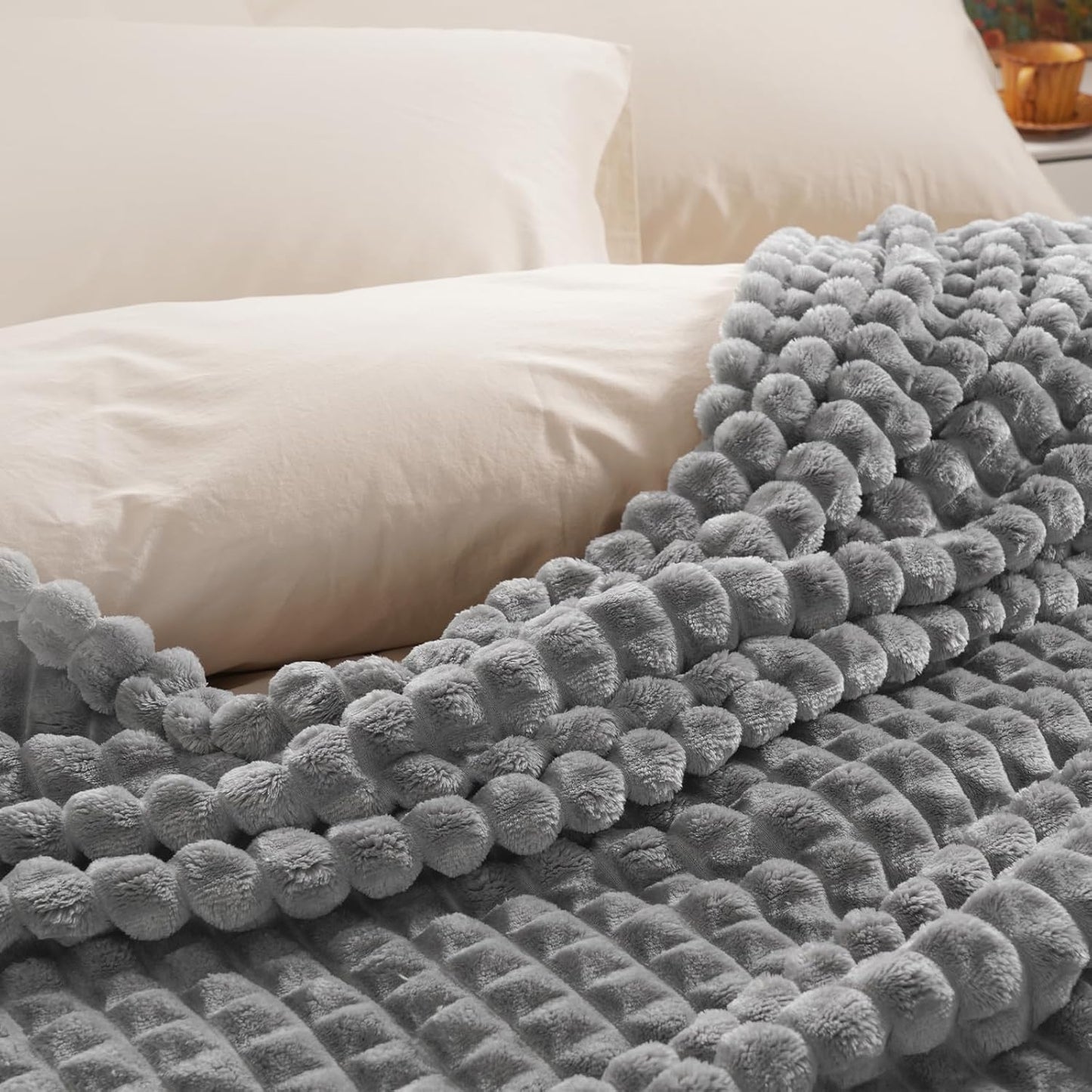 PHF Luxury Soft Fleece Blanket King Size for Cozy Comfort