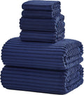 6-Piece Bath Towel Set (30in x 60in) - Oversized Quick Dry Towels