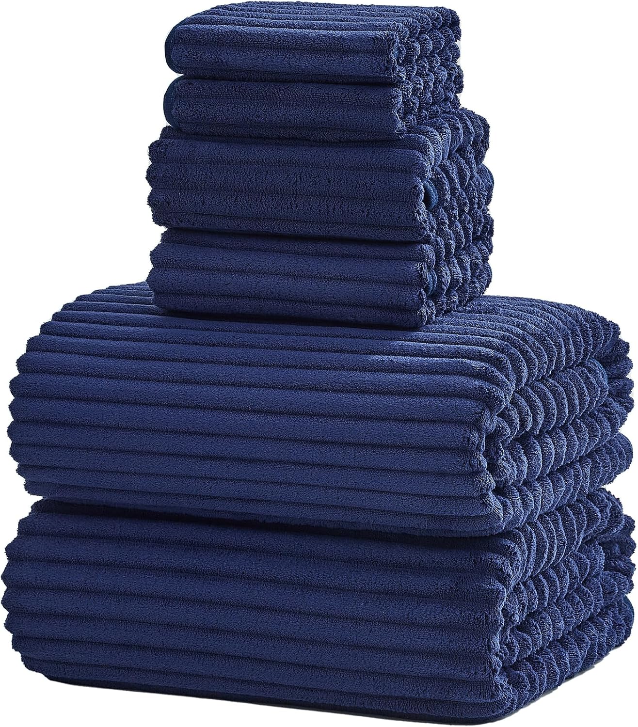 6-Piece Bath Towel Set for Ultimate Softness and Absorbency