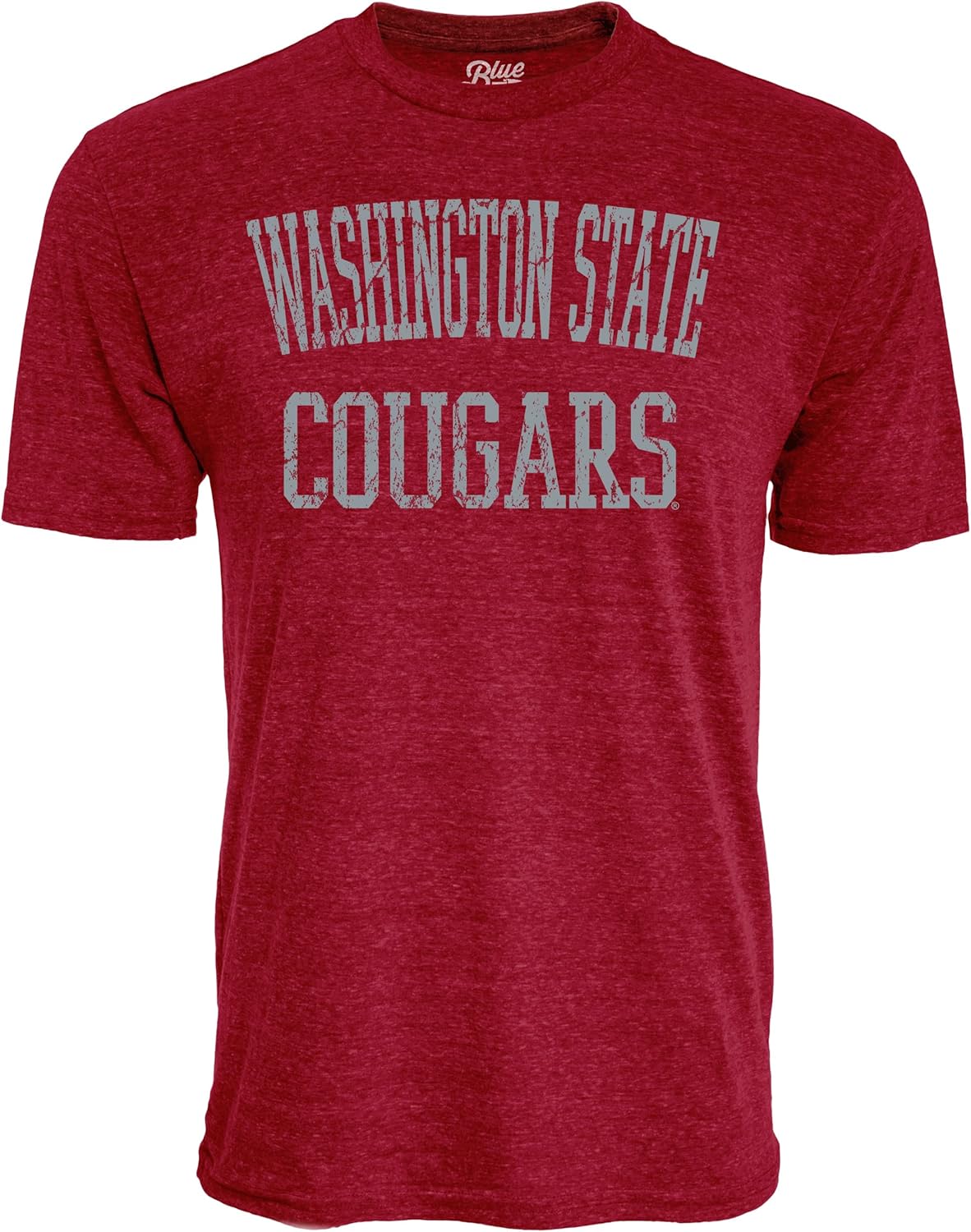 Blue 84 Men's T Shirt Tri-Blend Team Color for Cougars Fans