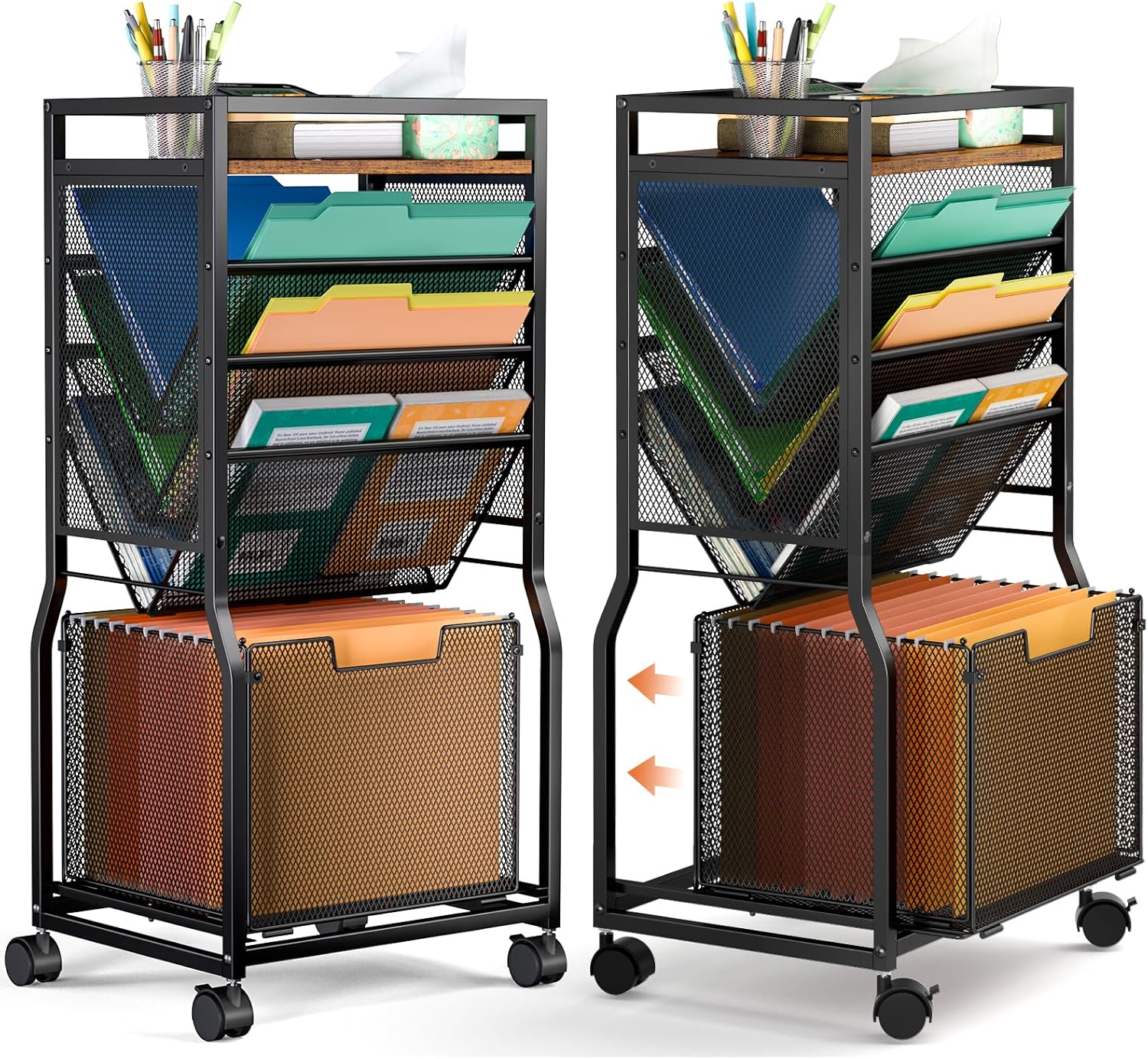 Organize Effortlessly with DAOUTIME Rolling File Cart
