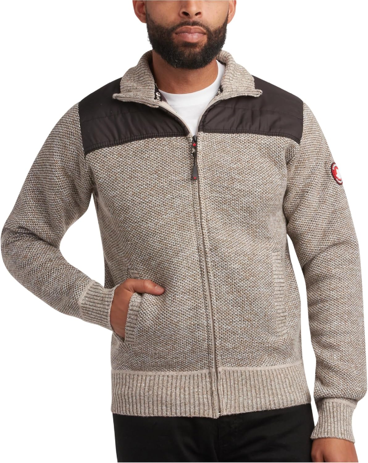 Cozy Polar Fleece Zip-Up Sweater for Men