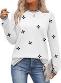 Zeagoo Womens Crewneck Pullover Sweater Long Sleeve - Cozy Everyday