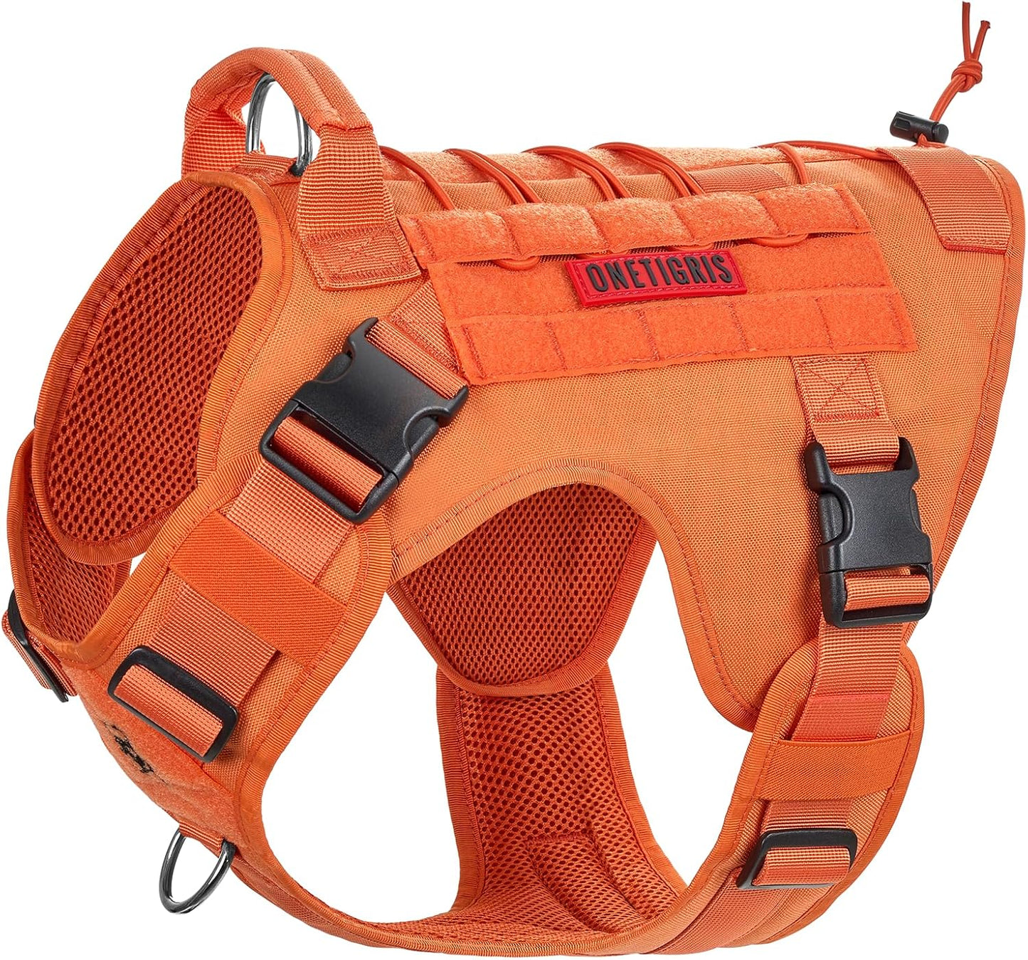 OneTigris Tactical Dog Harness Vest for No-Pull Training and Hiking